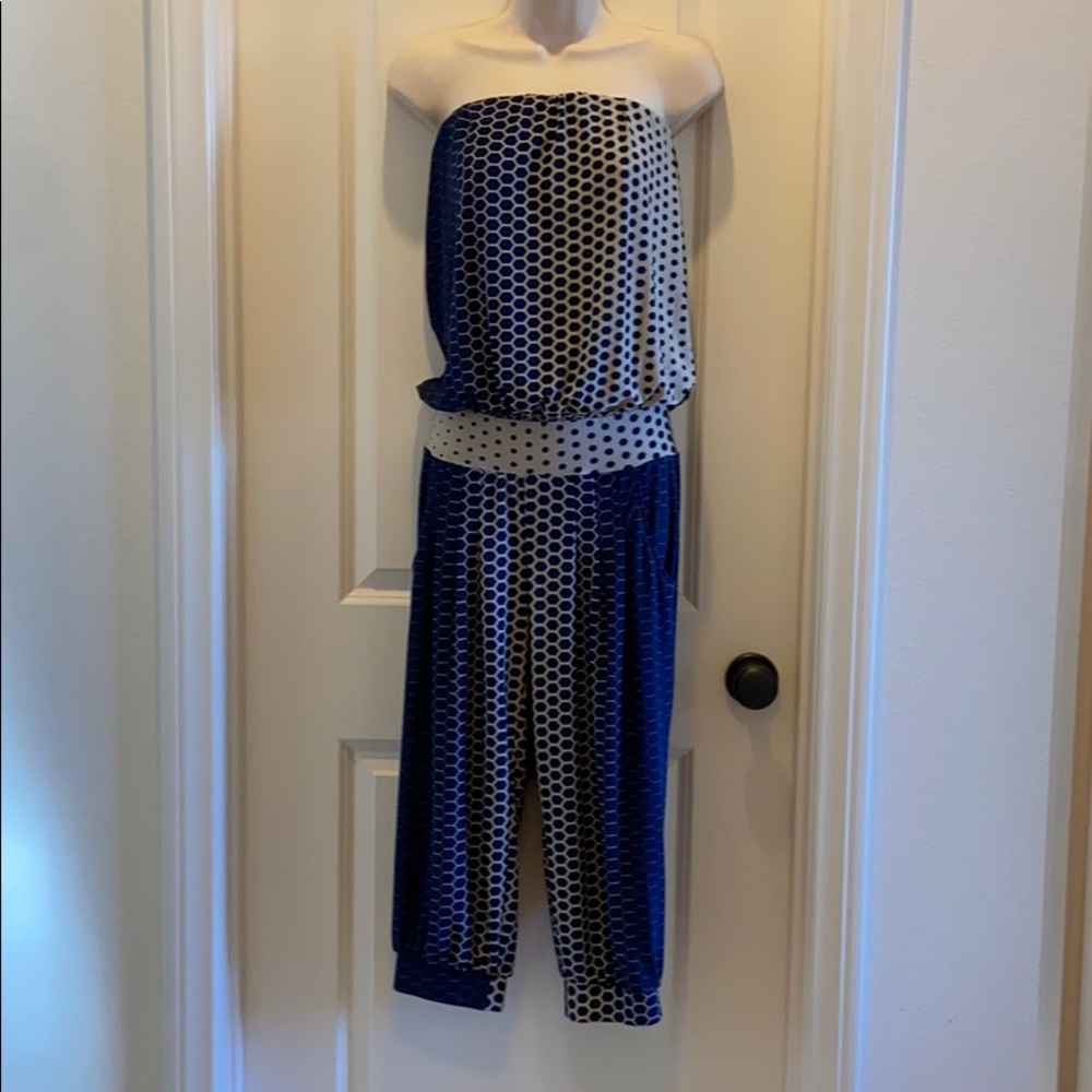 New w/out tags Frou Frou LA strapless jumpsuit